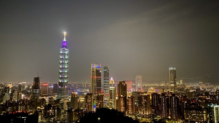 台北101大厦夜景